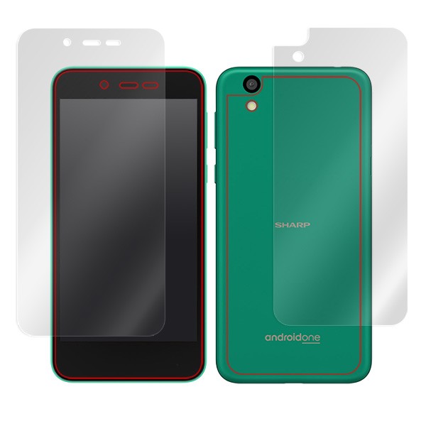 Android One S3 『表面・背面セット』