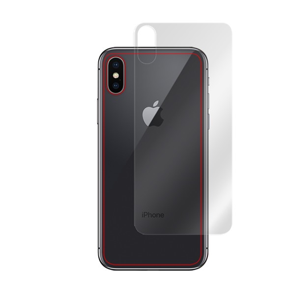 iPhone X the back side for protection seat 