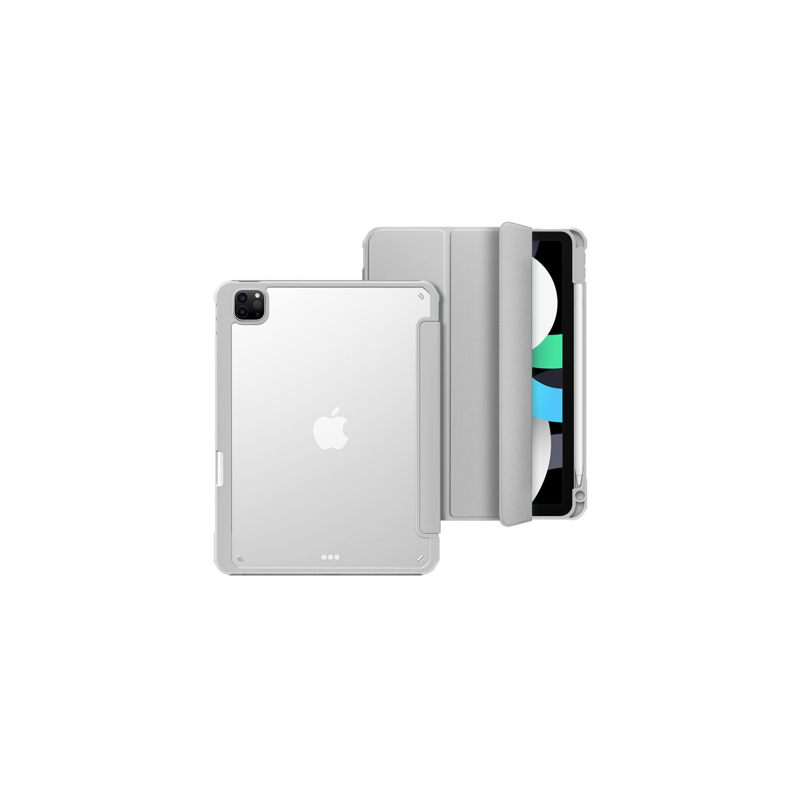 Apple iPad 10.9インチ 第10世代 2022モデル ケース  PUレザー  オートスリープ 四隅耐衝撃 スタンド機能  Pencil収納機能 手帳型カバー 透明カバー｜visos-store｜05