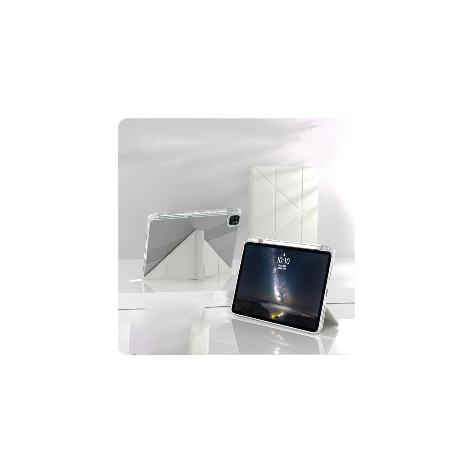Apple iPad Pro 13インチ 第7世代 2024モデル ケース カバー 耐衝撃カバー CASE 薄型 オートスリープ 手帳型カバー Pencil収納機能 スタンド機能｜visos-store｜04