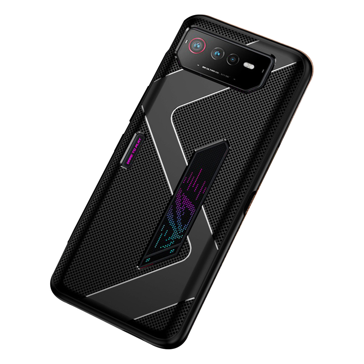 ASUS ROG Phone 6  ケース スマートフォンカバー 傷やほこりから守る  TPU素材 カッコいい  衝撃防止 人気 背面カバー 強化ガラスフィルム おまけ付き｜visos-store｜02