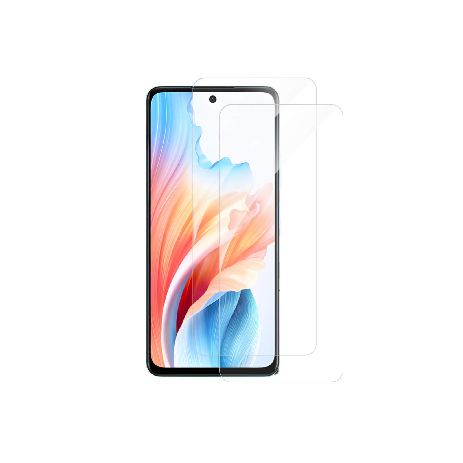 オッポ OPPO A79 5G CPH2557 用の液晶保護 HD Film ガラスフィルム 強化ガラス 硬度9H 高透過率 A79 5G 画面保護 強化ガラスシート 2枚セット｜visos-store｜02