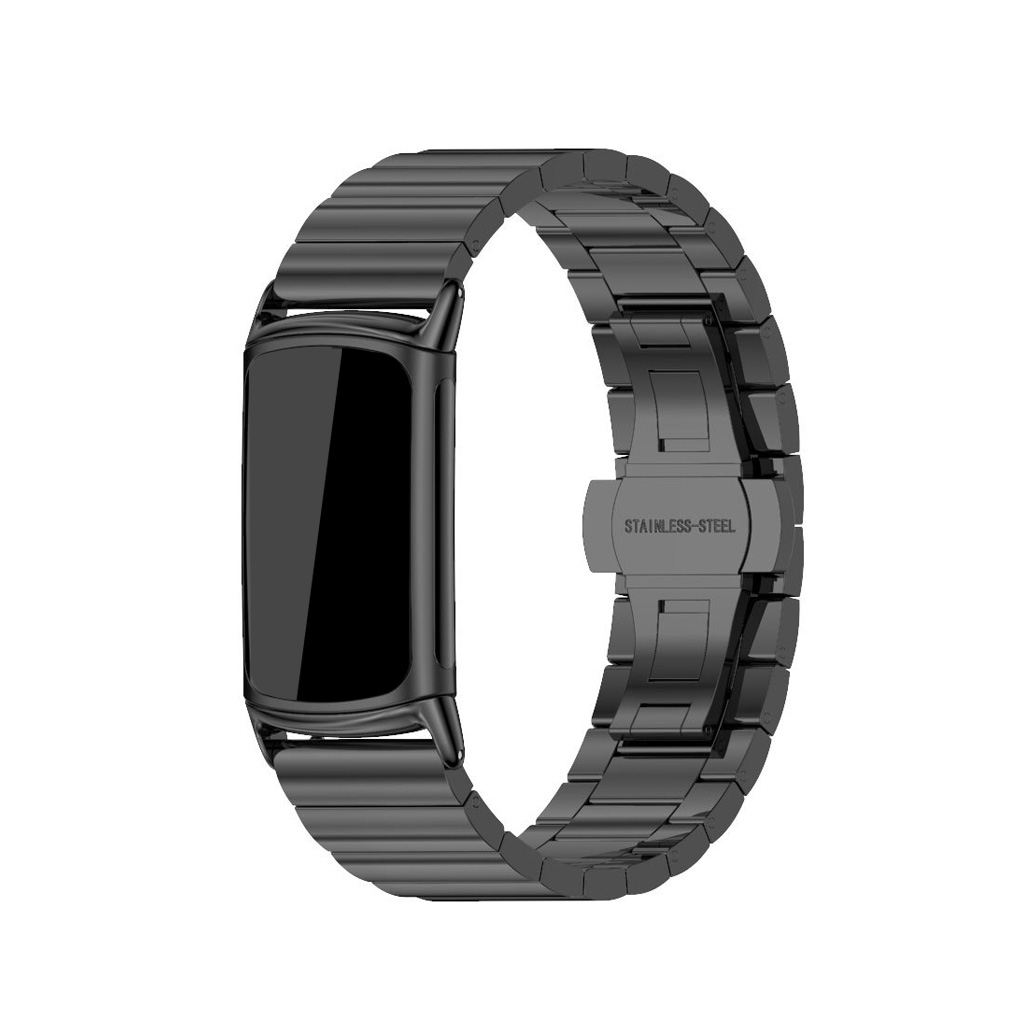 Fitbit Charge 5 交換 バンド オシャレな 高級ステンレス 腕時計ベルト 交換用 簡単...