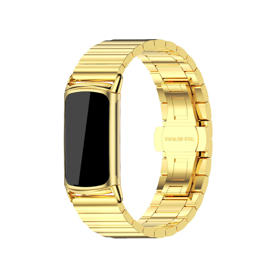 Fitbit Charge 5 交換 バンド オシャレな  高級ステンレス  腕時計ベルト 交換用 ベルト 替えベルト 簡単装着 爽やか 人気  おすすめ 腕時計バンド 交換ベルト｜visos-store｜03