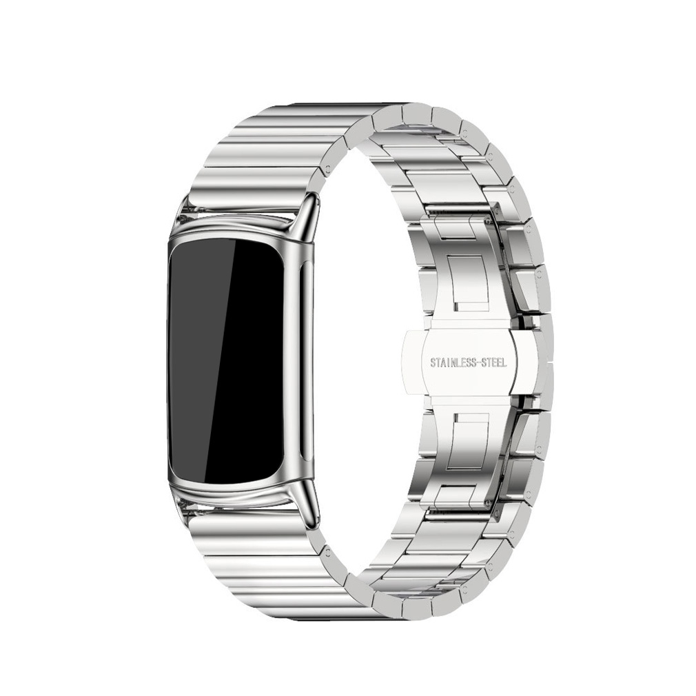 Fitbit Charge 5 交換 バンド オシャレな  高級ステンレス  腕時計ベルト 交換用 ベルト 替えベルト 簡単装着 爽やか 人気  おすすめ 腕時計バンド 交換ベルト｜visos-store｜04