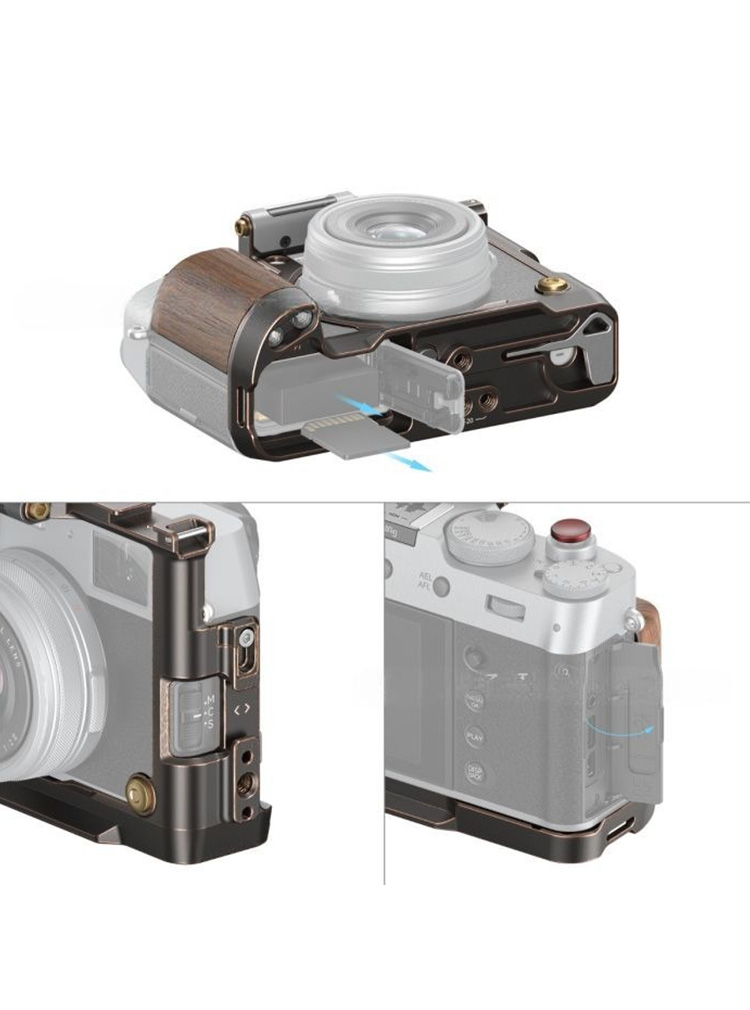 富士フイルム FUJIFILM X100VI カメラ専用ケージ アクセサリー アルミニウム 超拡張性 複数拡張インターフェイス 装備 拡張カメラケージ  取付便利