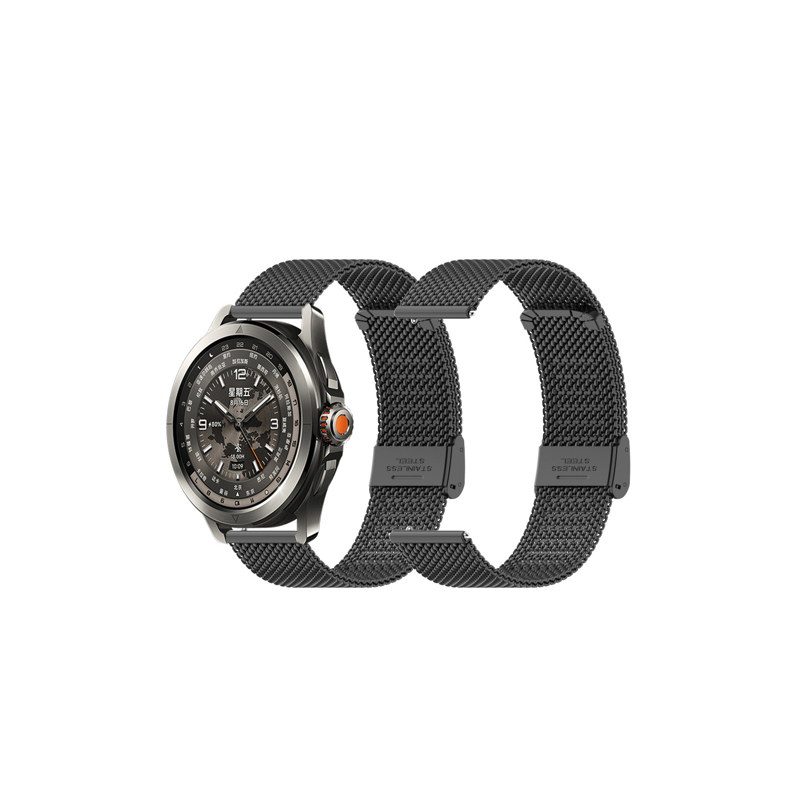 Amazfit Amazfit Balance 2 バンド オシャレな 高級ステンレス 腕時計 