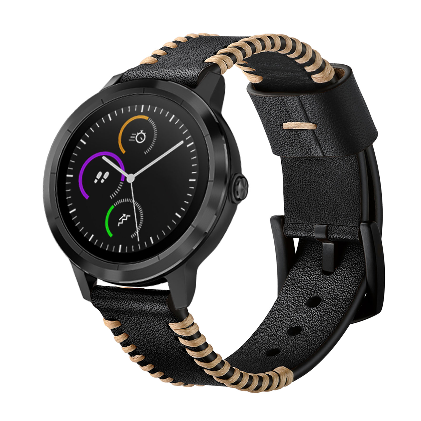 Amazfit Active 2 腕時計ベルト スマートウォッチ PUレザー素材 