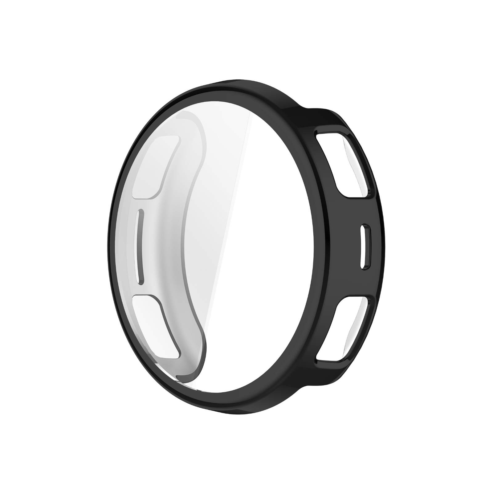 Amazfit Active 3 Premium対応 TPUメッキケースと一体型フィルムで全面 