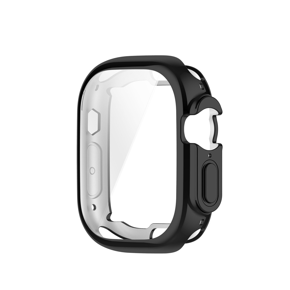 Apple Watch Ultra 49mm  ケース かわいい TPU ソフトカバー 画面保護 メッキ仕上げ CASE 軽量 衝撃防止 耐衝撃 人気 カッコいい アップル ウォッチ カバー｜visos-store｜02