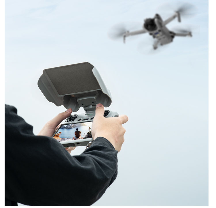 DJI Mini 3 Pro RC送信機用サンシェード スクリーンサンシェード