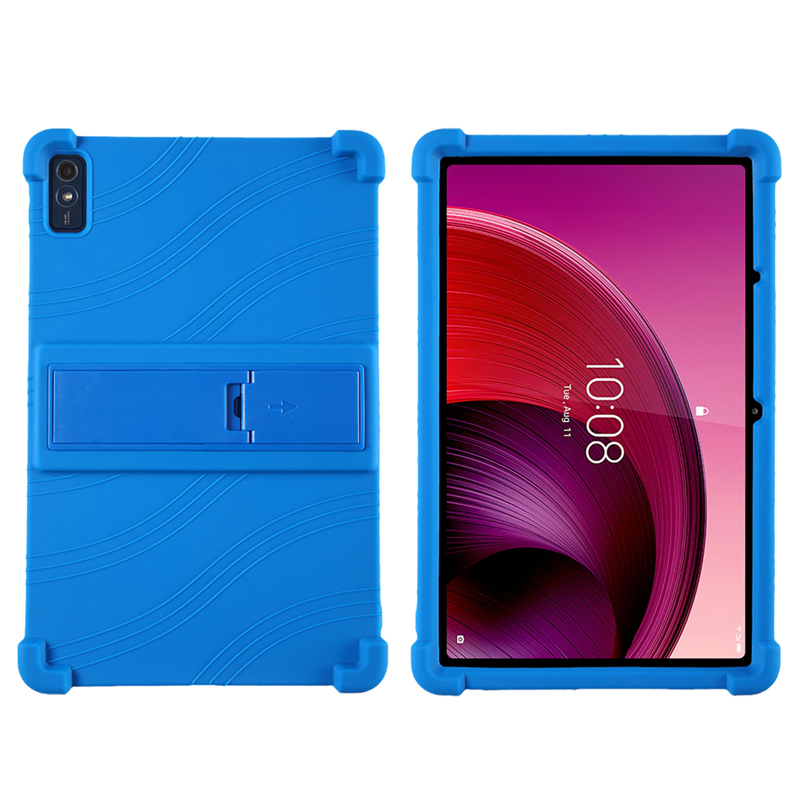 Lenovo Tab M10 5G ケース 耐衝撃 カバー シリコン素材 ソフトカバー スタンド機能 タブレットPC CASE 耐衝撃 軽量 持ちやすい  便利 実用 保護ケース｜visos-store｜04