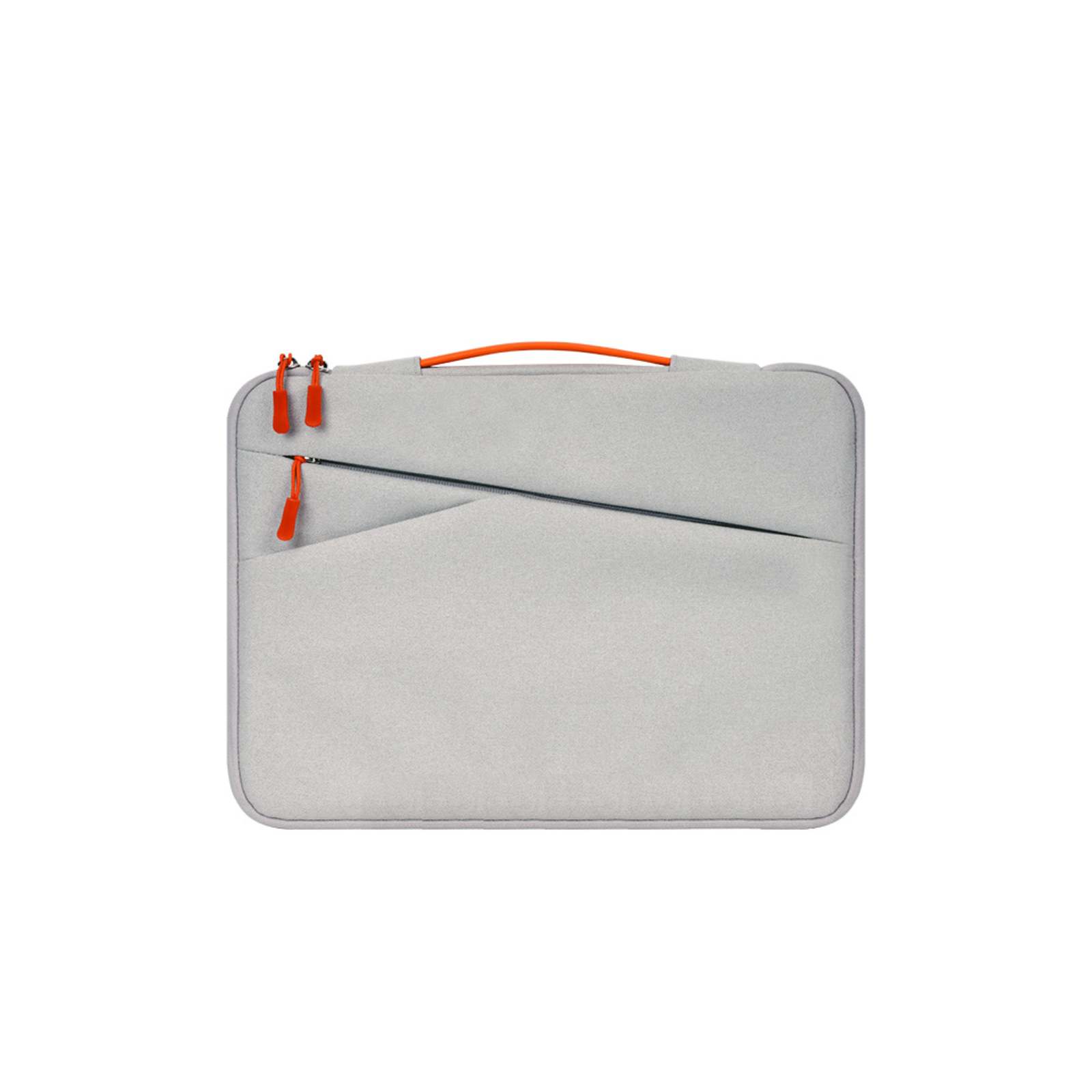 アップル マックブック エアー 15.3 インチ 2023モデル用の手触りの良い質感の布 ポケット付きの出張や外出時の持ち運びに便利なバッグ型の保護ケース｜visos-store｜03