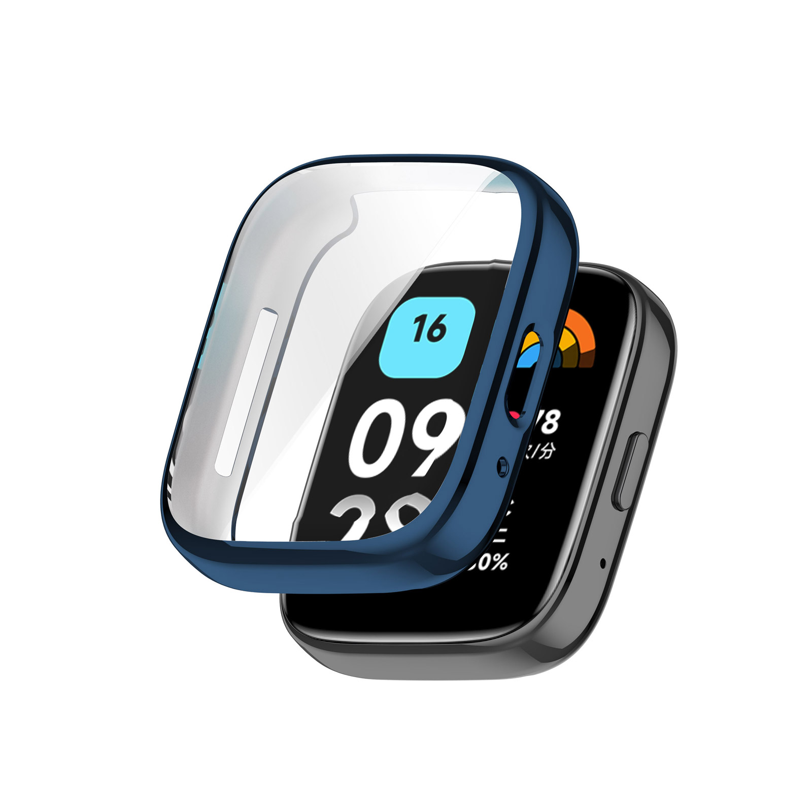Redmi Watch 3 Active クリア ケース TPU メッキ仕上げ シンプルで 一体型 CASE カッコいい 画面保護 メタル調 簡易着脱 人気 CASE 保護ケース カバー｜visos-store｜07