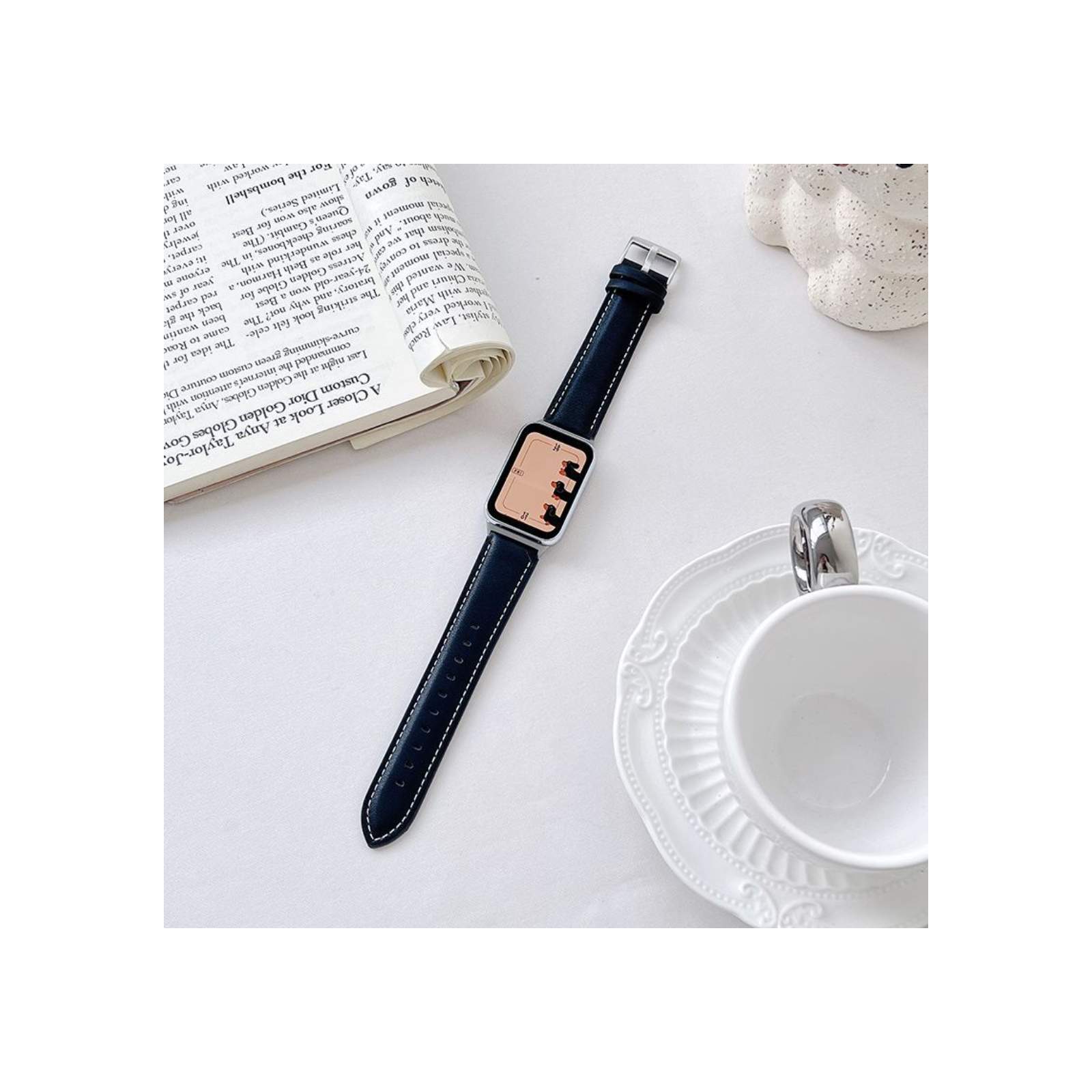 シャオミ Xiaomi Smart Band8 Pro Redmi Watch 4用のがエレガントで おしゃれな PUレザー素材 交換バンド オシャレ交換簡単 交換リストバンド 腕時計バンド｜visos-store｜02