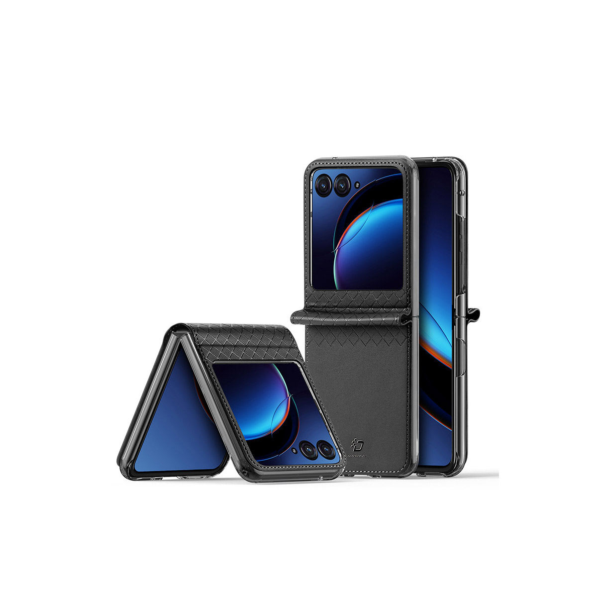 motorola razr 40 ultra ケース PC&PUレザー素材 背面レザー調 スマホ 
