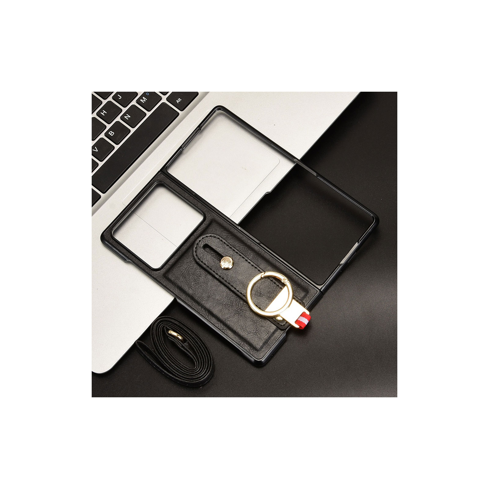 本日まで赤字価格 ほぼ新品nubia Fold本体 カバー交換用新品フィルム付き nubia Fold ケース 耐衝撃 カバー 折りたたみ型 ヌビア フォールド