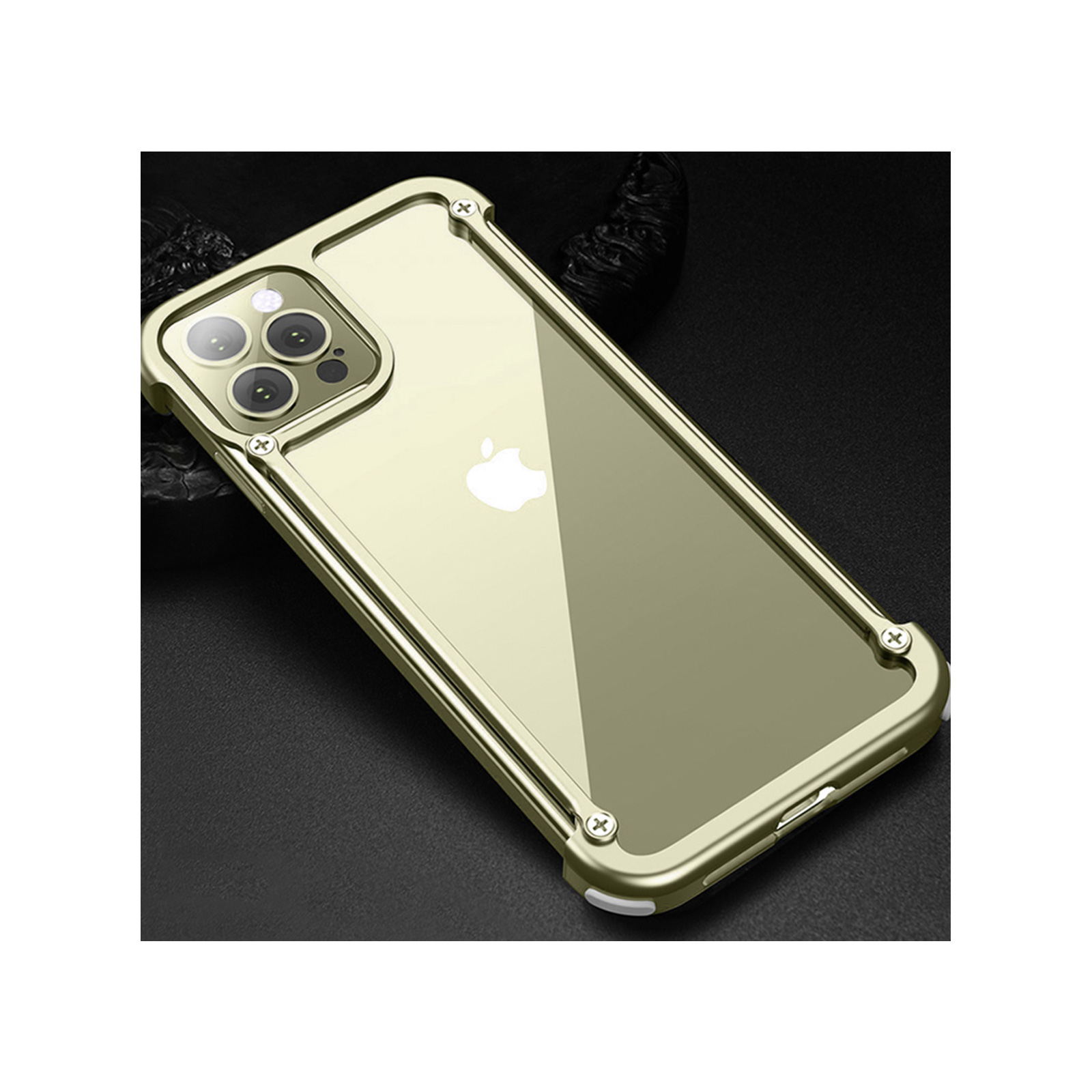 Apple iPhone 14 Pro 14 Pro Max ケース アルミニウムバンパー CASE 持ちやすい 耐衝撃 落下防止 金属 軽量  高級感があふれ