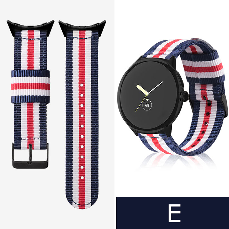 新品未使用！シアタープロダクツ☆ブラスウォッチベルト Google Pixel Watch スマートウォッチ ナイロン素材 腕時計ベルト