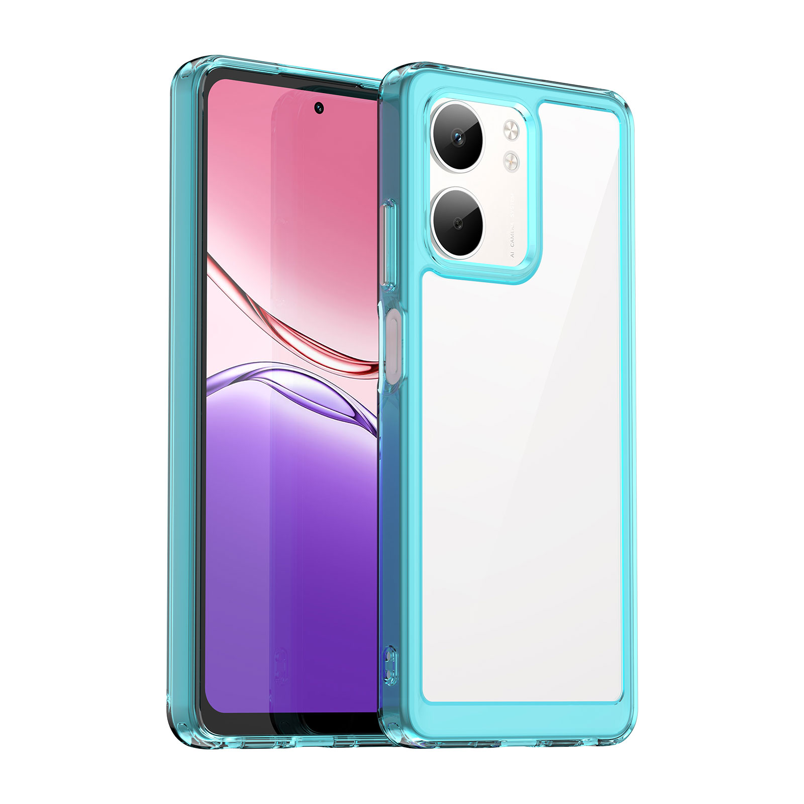 OPPO A5X (CPH2725) ケース クリア 耐衝撃 カバー ストラップホール