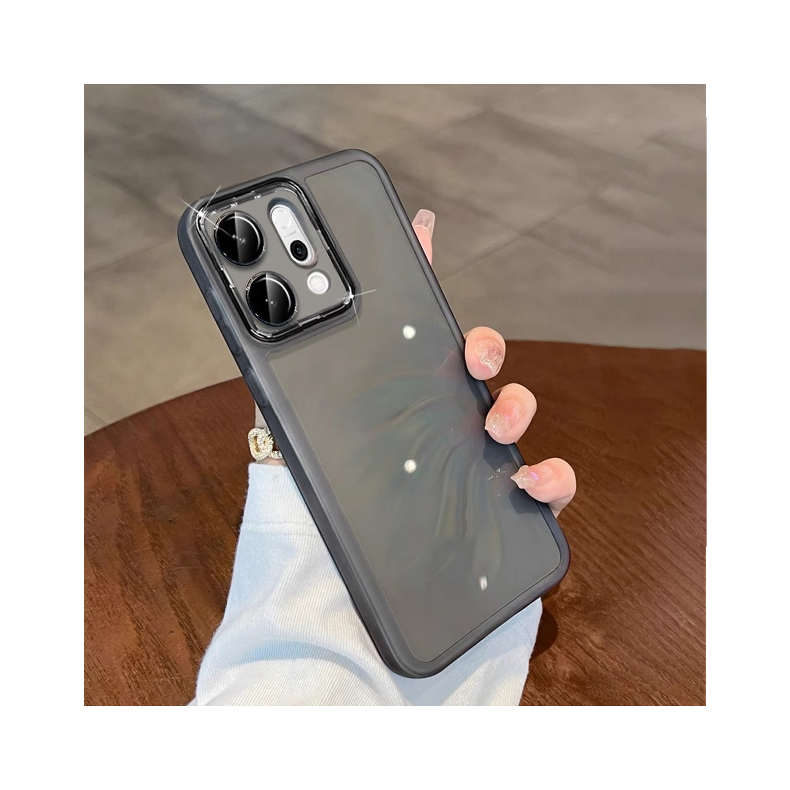 OPPO（オッポ） リノ14/リノ14 Pro用のシリコン素材 透明 人気 OPPO 