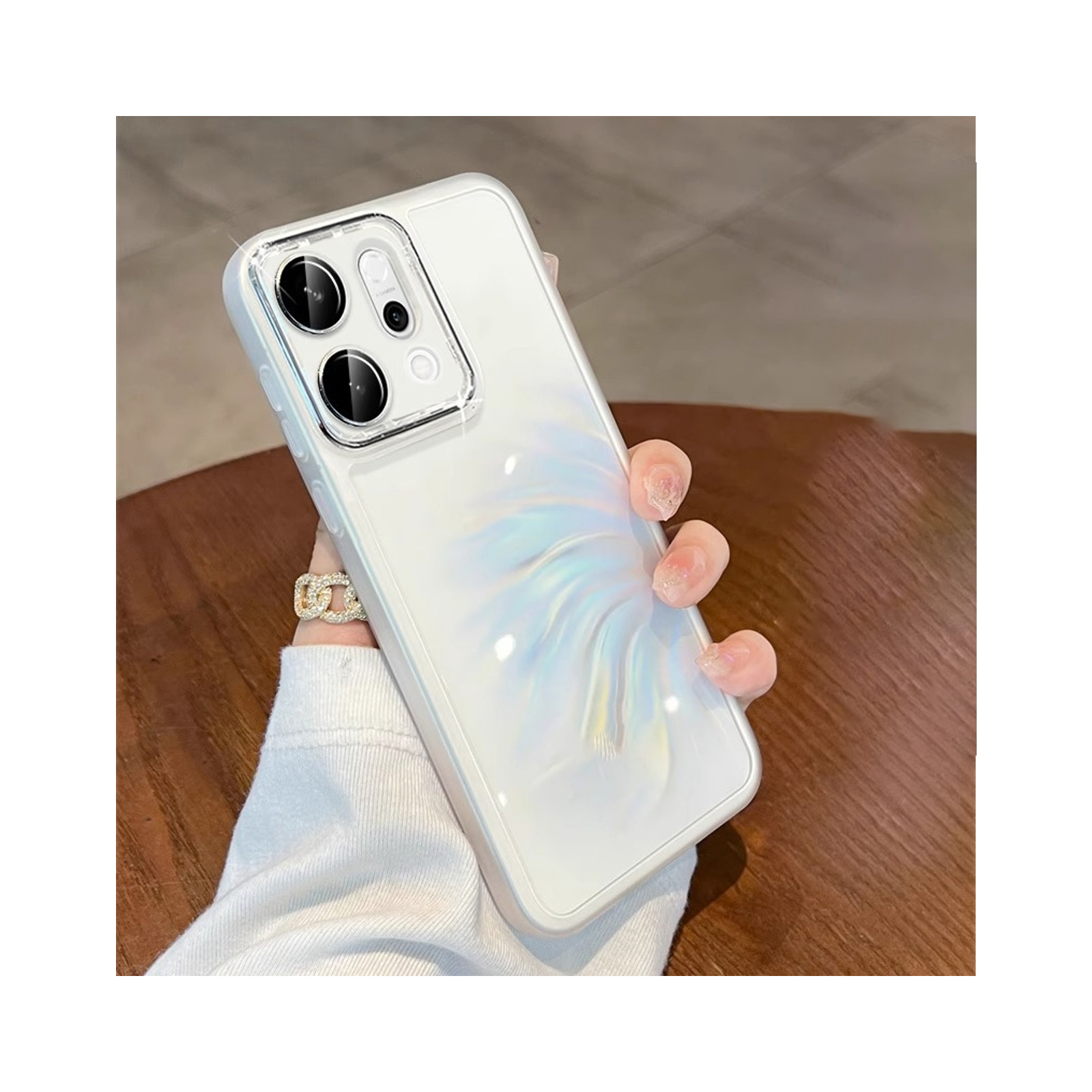 OPPO（オッポ） リノ14/リノ14 Pro用のシリコン素材 透明 人気 OPPO 