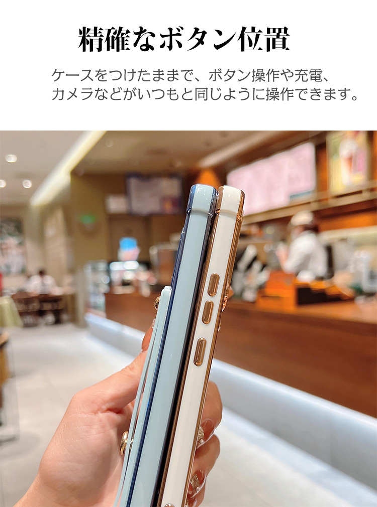 Samsung Galaxy A53 5G ケース TPU素材 ハート ソフトケース メッキ