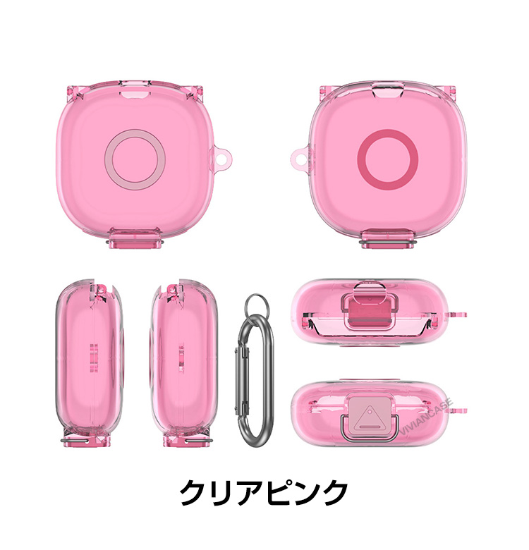 即決 Shokz OpenFit 2 ワイヤレスイヤホン 充電ケース T920 Shokz（ショックス） Shokz OpenFit 2 T920 用 TPU素材のクリア ケース