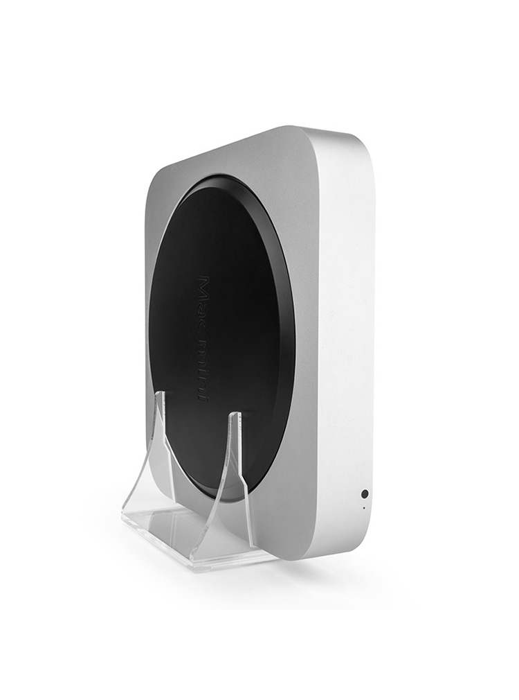 Apple Mac mini アクリルデスクトップスタンド PCスタンド 縦置き 保護