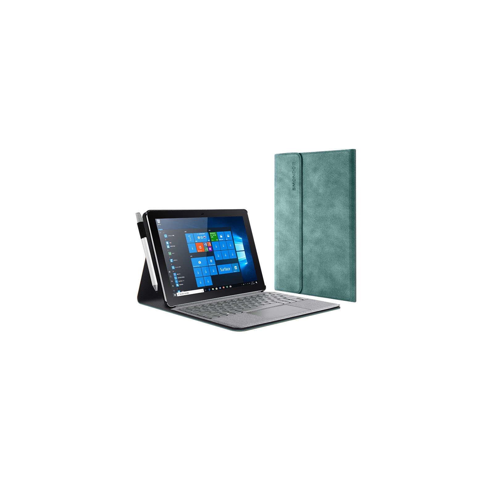 Microsoft Surface Go 4 10.5インチ  ケース カバー 手帳型 PUレザー おしゃれ  スタンド機能 キーボード収納可能です ブック型 手帳型カバー｜visos-store｜03