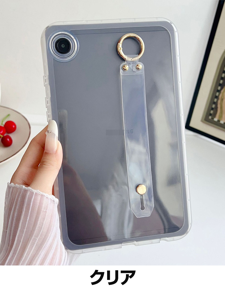 Redmi Xiaomi Pad SE 8.7インチ ケース タブレット 薄型 TPU素材 腕