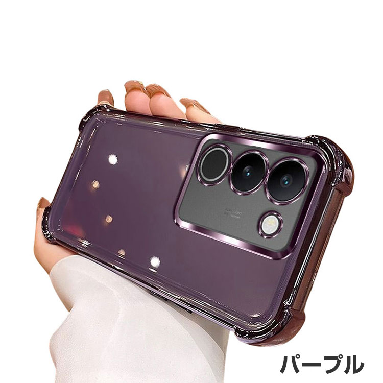 Xiaomi（シャオミ） Redmi 15 5G ケース クリア 耐衝撃 カバー メッキ