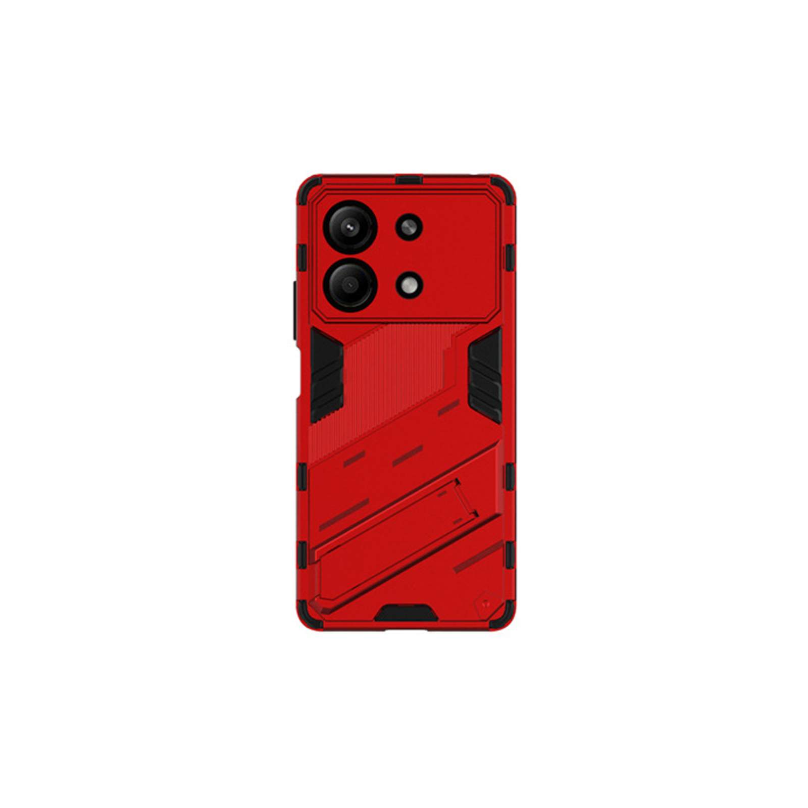 シャオミ Xiaomi Poco X6 Neo/Redmi Note 13R Pro ケース用の衝撃に強い 2重構造 TPU&PC 便利 実用 スタンド機能付き 人気 ケース CASE 強化ガラス付き｜visos-store｜04