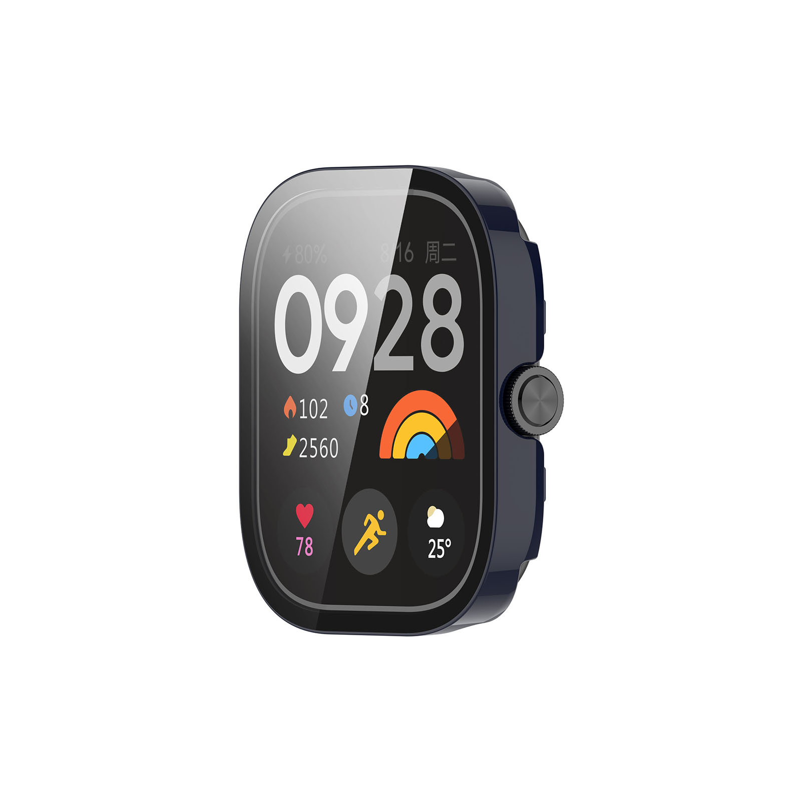 Redmi Watch 4 クリア ケース ウェアラブル端末・スマートウォッチ シンプルで プラスチック製 PC&強化ガラス 画面保護 2重構造 カバー CASE｜visos-store｜04