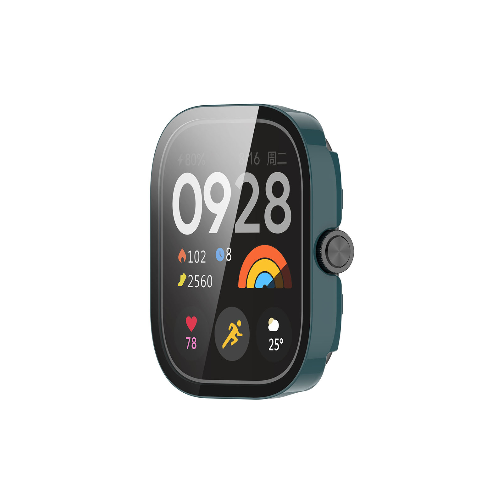 Redmi Watch 4 クリア ケース ウェアラブル端末・スマートウォッチ シンプルで プラスチック製 PC&強化ガラス 画面保護 2重構造 カバー CASE｜visos-store｜05
