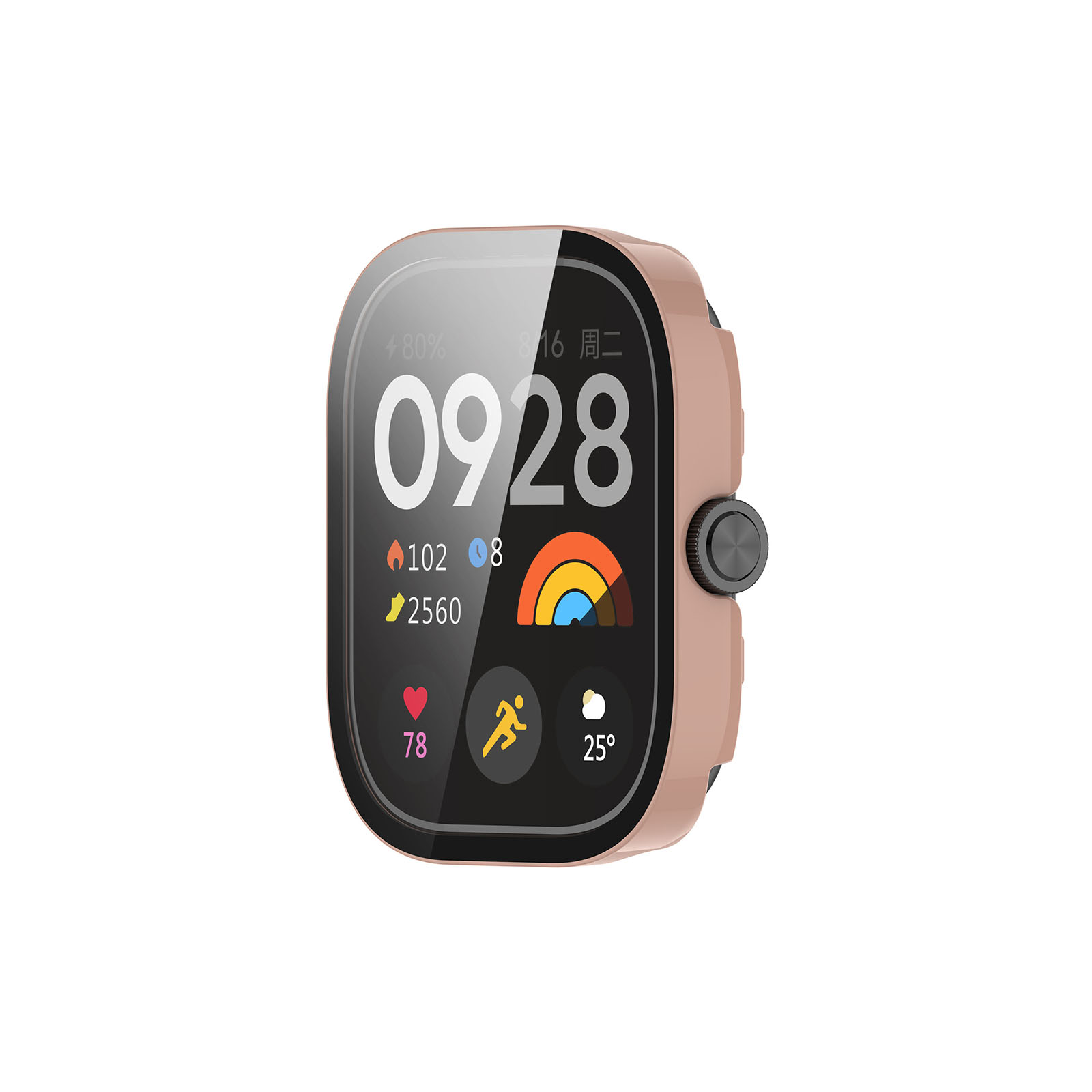 Redmi Watch 4 クリア ケース ウェアラブル端末・スマートウォッチ シンプルで プラスチック製 PC&強化ガラス 画面保護 2重構造 カバー CASE｜visos-store｜06