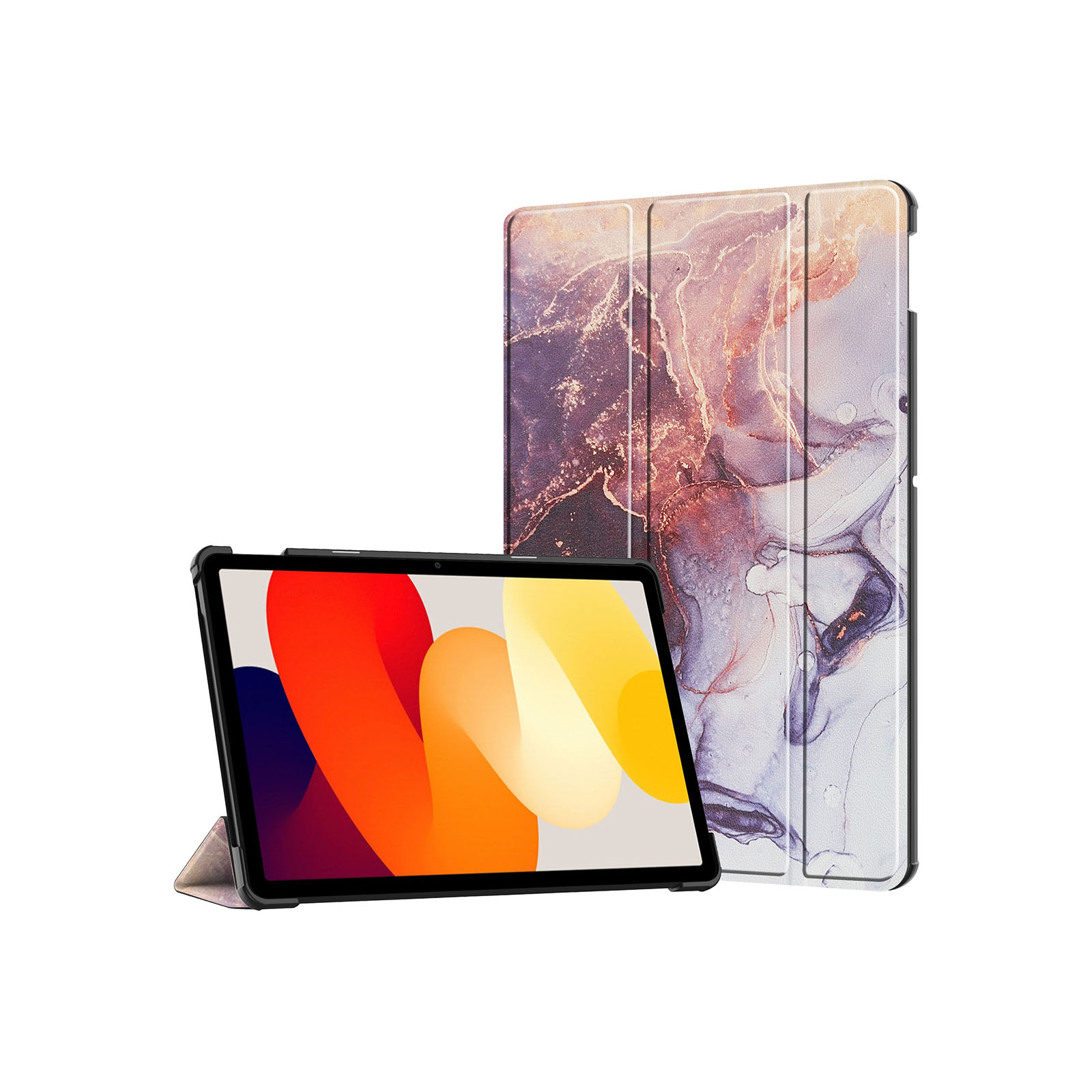 Xiaomi Redmi Pad SE 11インチ(2023モデル) ケース カバー タブレット 手帳型 PUレザー スタンド機能 オートスリープ機能 耐衝撃カバー  手帳型カバー｜visos-store｜04
