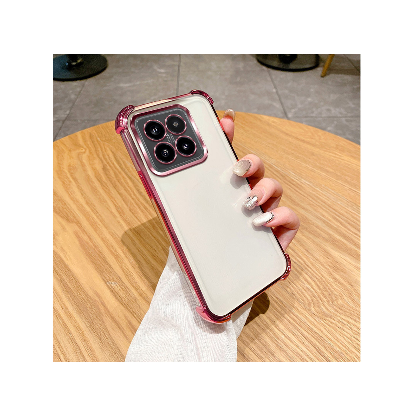 【超美品】Xiaomi 15T ローズゴールド 12GB/256GB（ケース付） Xiaomi（シャオミ） Xiaomi 15T 15T Pro用の衝撃に強いTPU素材 便利