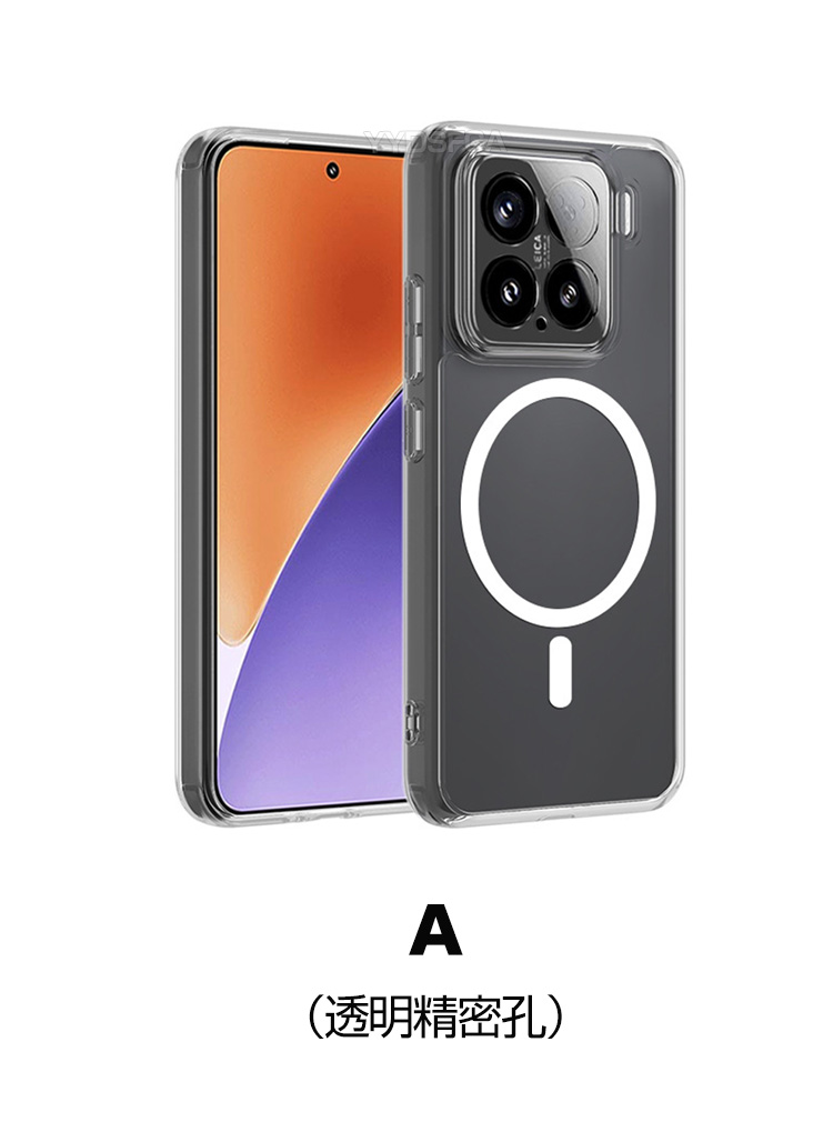 Xiaomi（シャオミ） Xiaomi 15T 15T Pro用の衝撃に強いTPU+PC素材 磁気