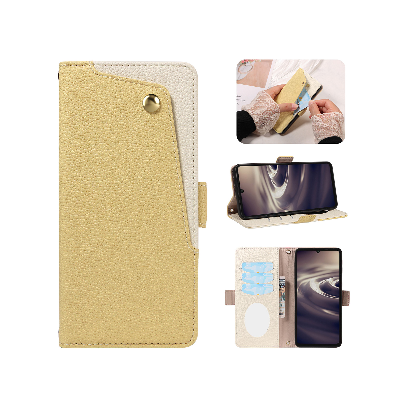 ZTE ヌビア nubia S2 A504ZT/S2R Z6305R/S2e A506ZT/S2 Lite 用の手帳