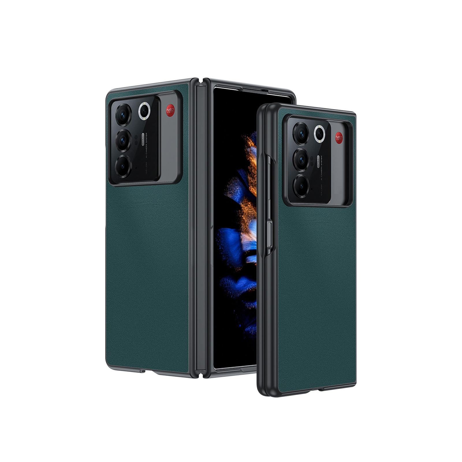 nubia nubia Fold 耐衝撃ケース PUレザー シンプル おしゃれ