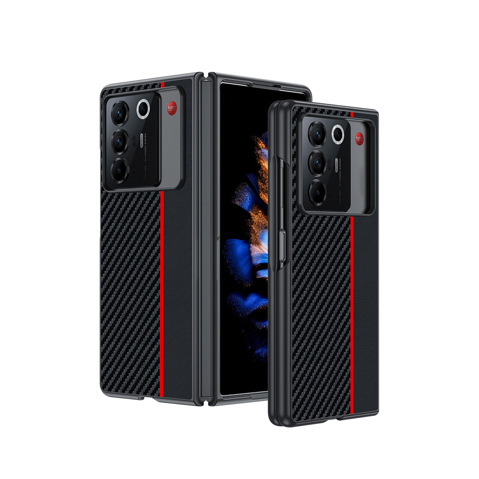 nubia nubia Fold 耐衝撃ケース PUレザー シンプル おしゃれ