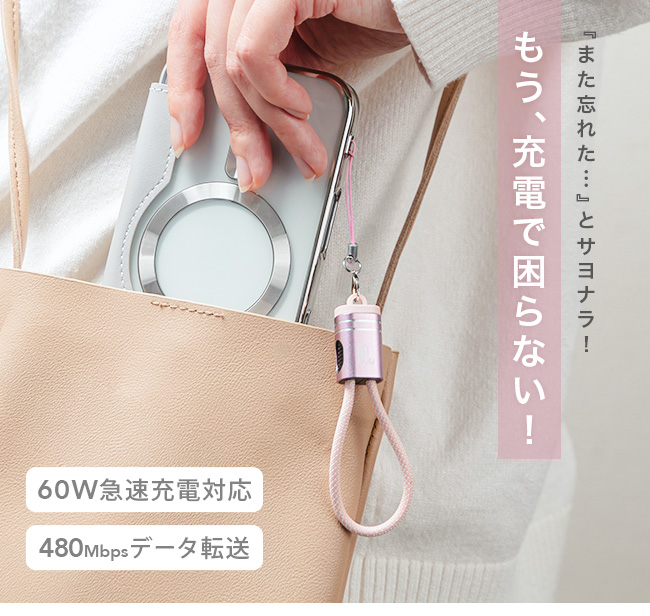 [メール便送料無料] Type-C ストラップ...の詳細画像1