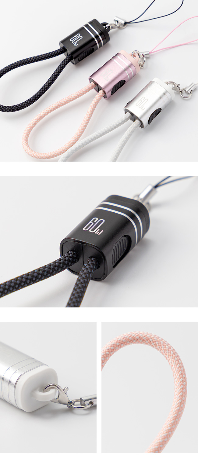 ストラップ,キーホルダー,短い,コンパクト,type-c,typec,タイプc,充電ケーブル,充電器,ctoc,急速充電,60W,高速データ通信