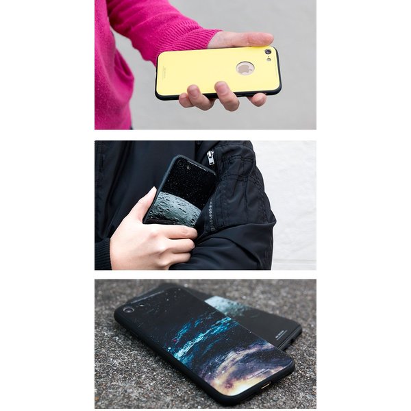 [メール便送料無料] Azure Stone Series 背面ガラスケース {3}【iPhoneケース ケース カバー 背面 ガラス アイフォン iPhone 強化ガラス】 |  | 10