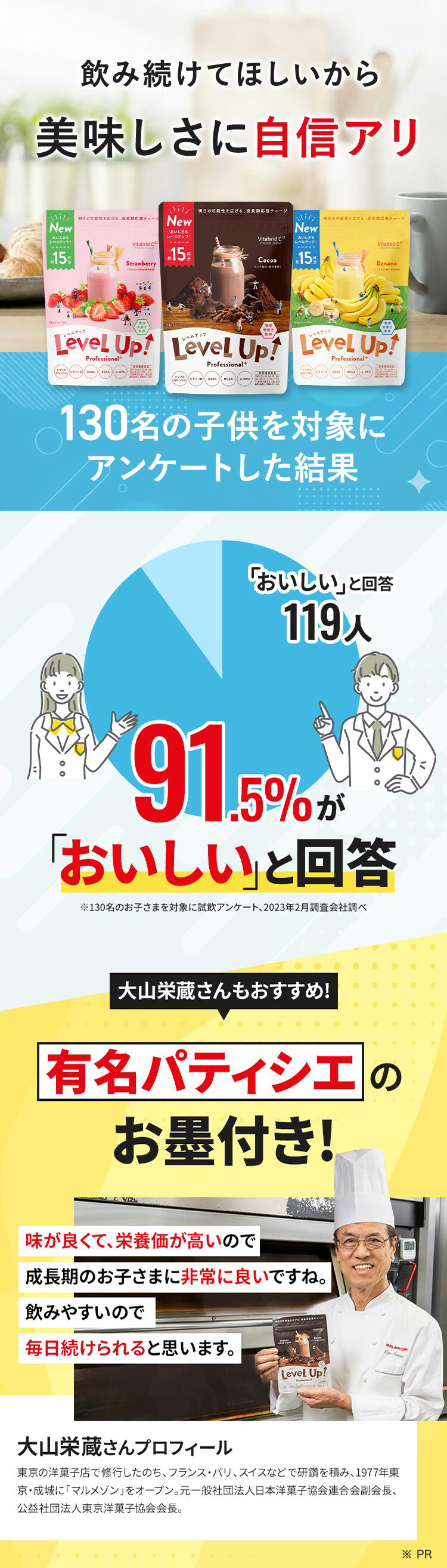 レベルアップ