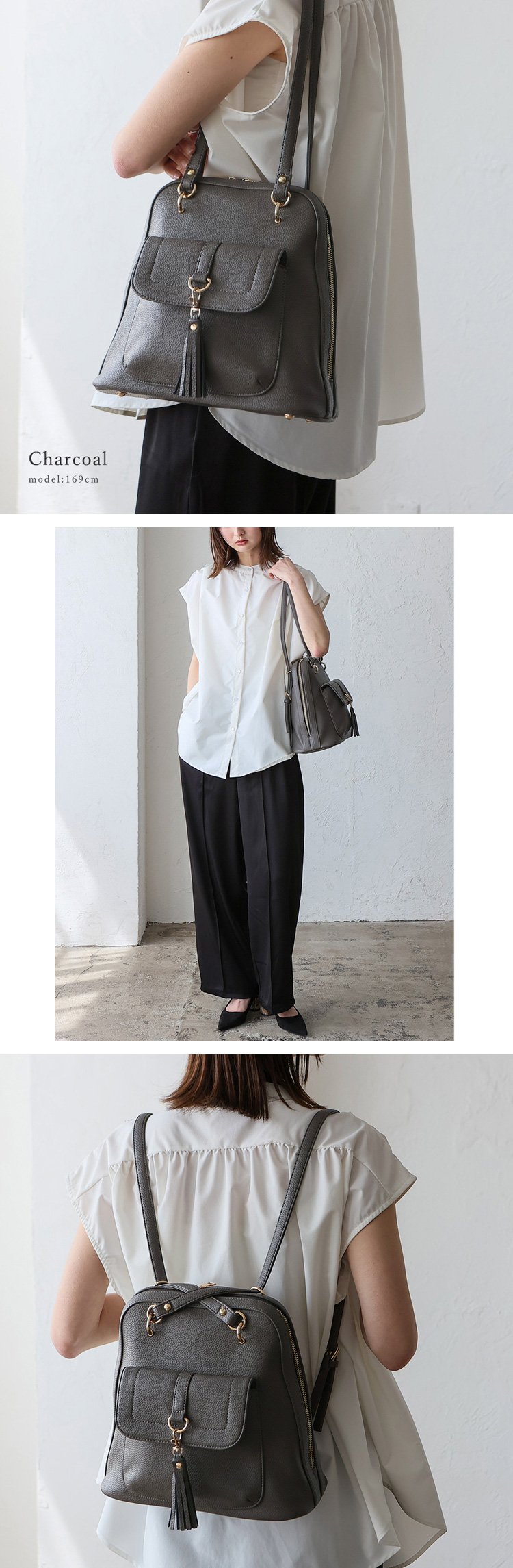 VitaFelice リュック レディース 2way ショルダーバッグ