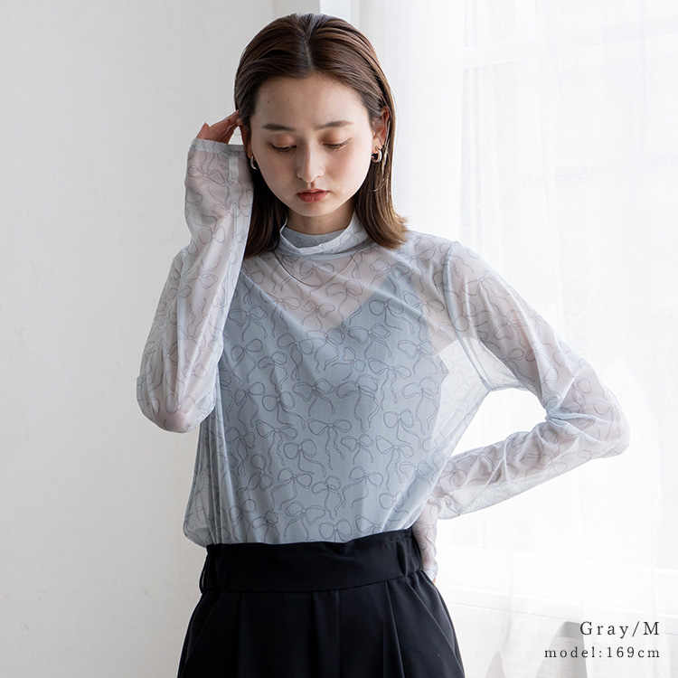 VitaFelice（ヴィータフェリーチェ） sale シースルー トップス