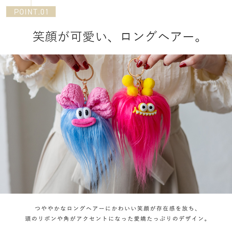 VitaFelice（ヴィータフェリーチェ） バッグチャーム フェイス