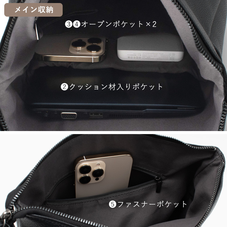 VitaFelice リュック レディース 軽い 大容量9ポケット a4 PC